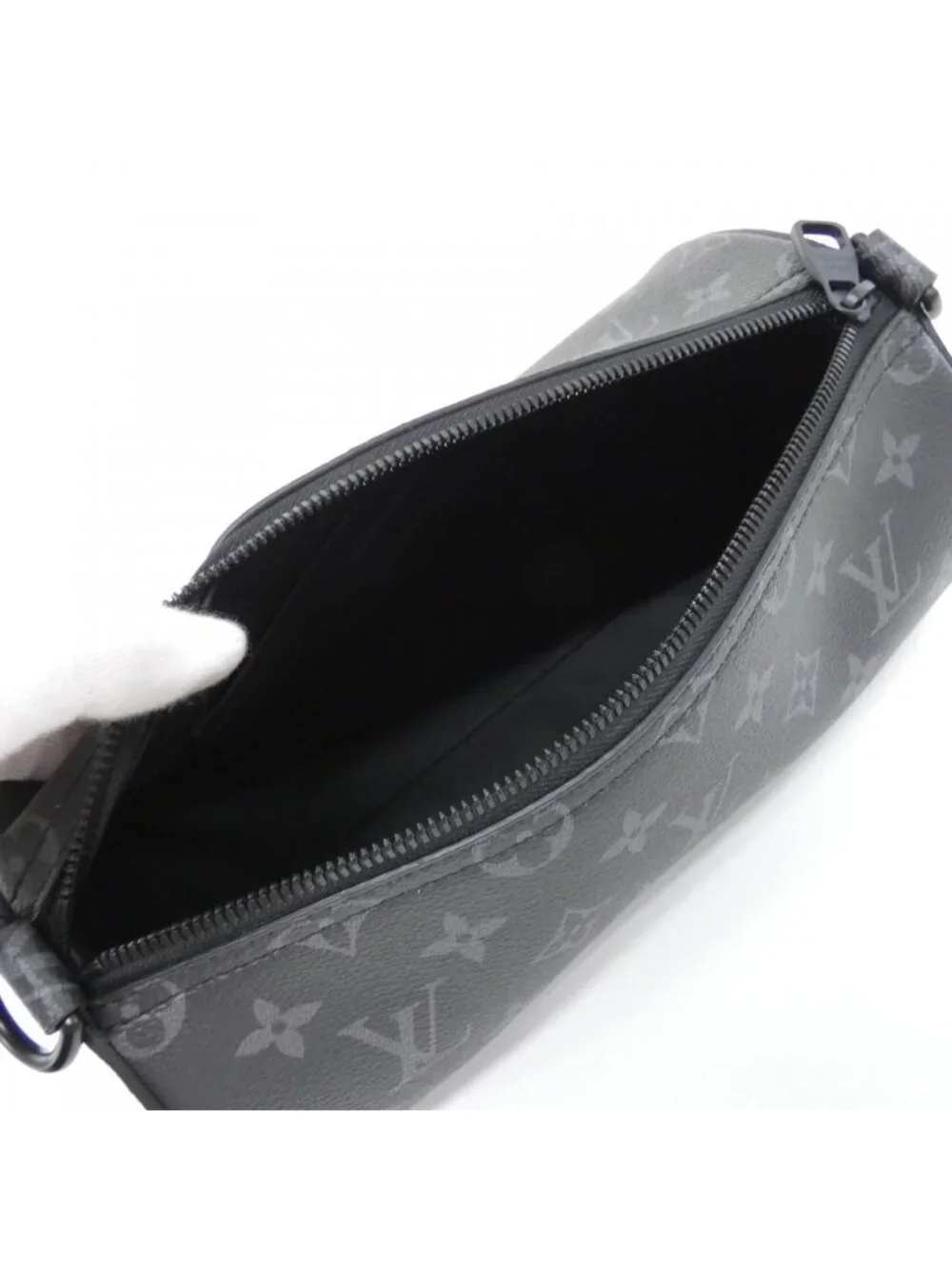 Louis Vuitton Monogram Eclipse Soft Polochon PM Bag